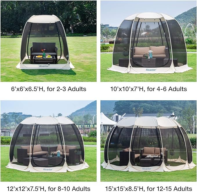 Alvantor Mesh Tent, Camping Tent, Outdoor Canopy