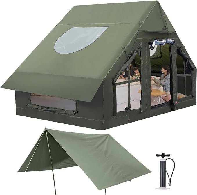 Inflatable Camping Tent with Pump