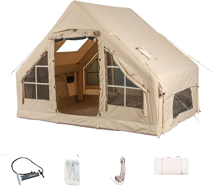 Inflatable Camping Tents with Hand Pump