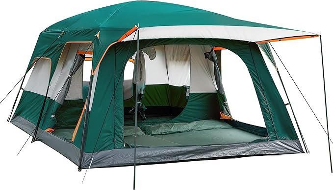 KTT Extra Large Camping Tent for 10-12 Person