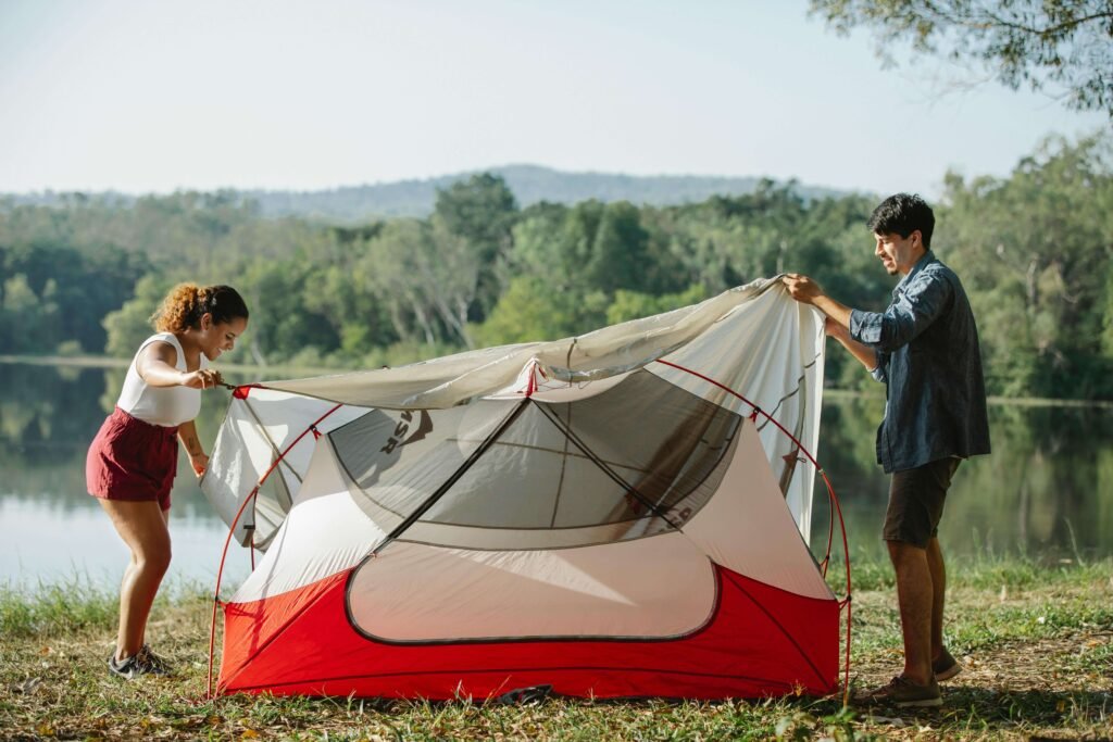 Pop up camping tent